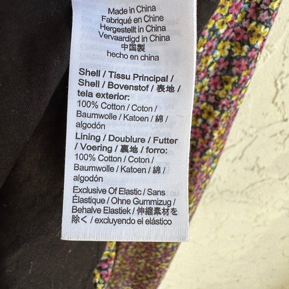 J.Crew Liberty Smocked Floral Midi Dress Cottagecore Boho Busy Lizzy Women Small - Picture 7 of 10